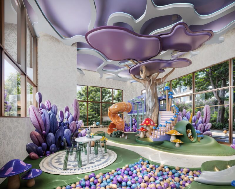 Children's Little Explorers play room